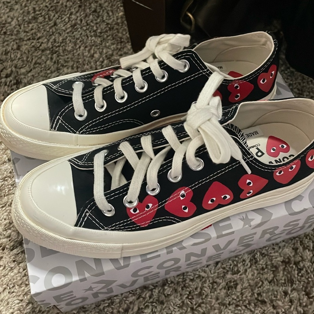 Comme des garçons PLAY converse women’s size 7.5